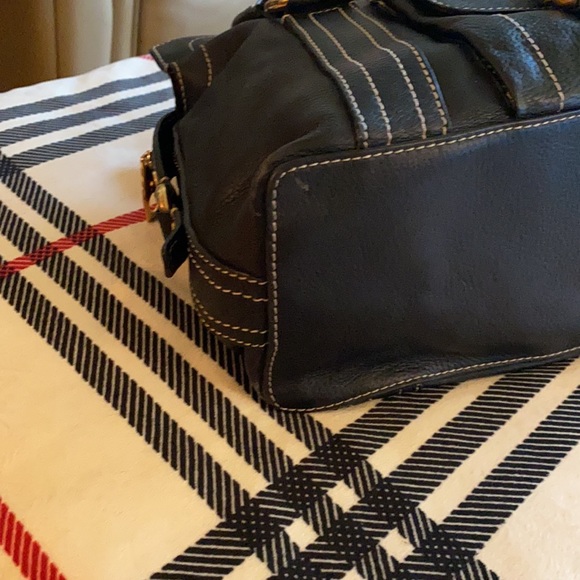 Authentic Celine black leather Boogie bag made Italy vintage - Picture 8 of 14